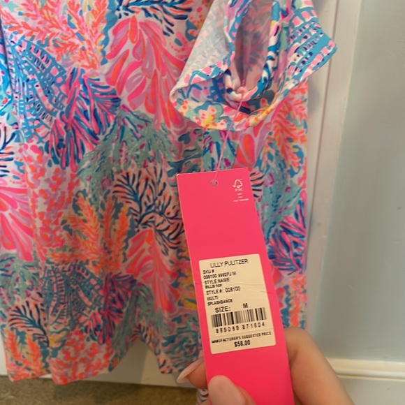 Lily Pulitzer Ruffle Tank - Picture 3 of 3